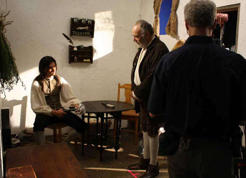 Will Stiles (Macleish Day) and Nathaniel Cole (Tim Englert) and Director of Photography Ed Done