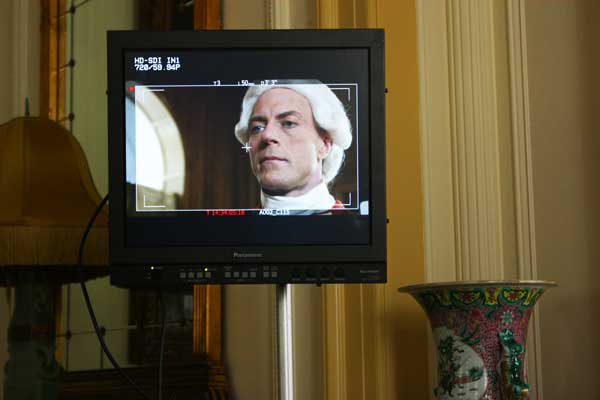 Lt. Cardwell (Trygve Lode) on the monitor