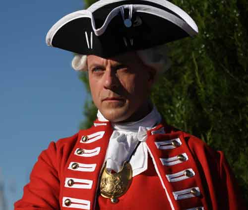 Trygve Lode as Lt. Cardwell during The Highwayman promo shoot