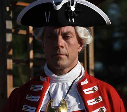 Trygve Lode as Lt. Cardwell during The Highwayman promo shoot