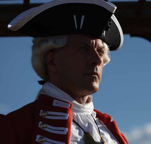 Trygve Lode as Lt. Cardwell during The Highwayman promo shoot