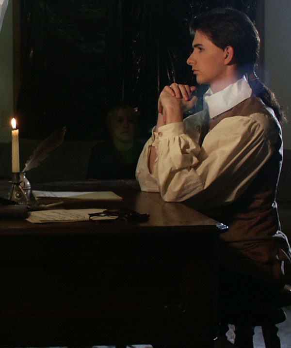 Macleish Day as Will Stiles in The Highwayman (Tim Hardy in background.)