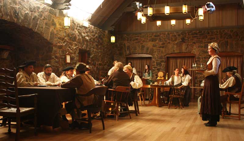 The common room at the Inn